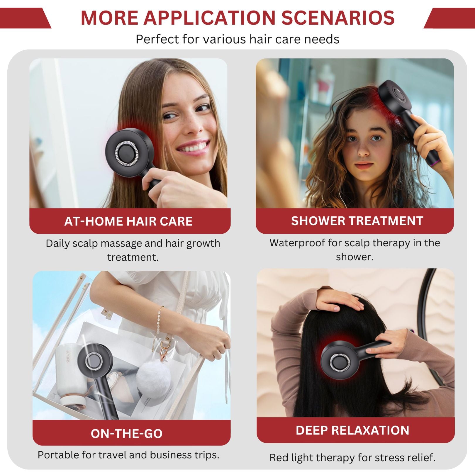 CURLSOME™ 6 IN 1 SCALP THERAPY COMB – RED LIGHT, MASSAGE & SERUM INFUSER